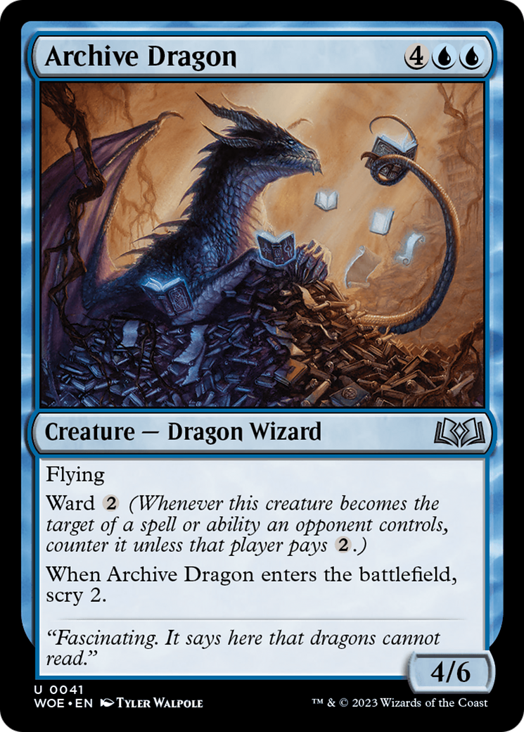 Archive Dragon [Wilds of Eldraine] | PLUS EV GAMES 