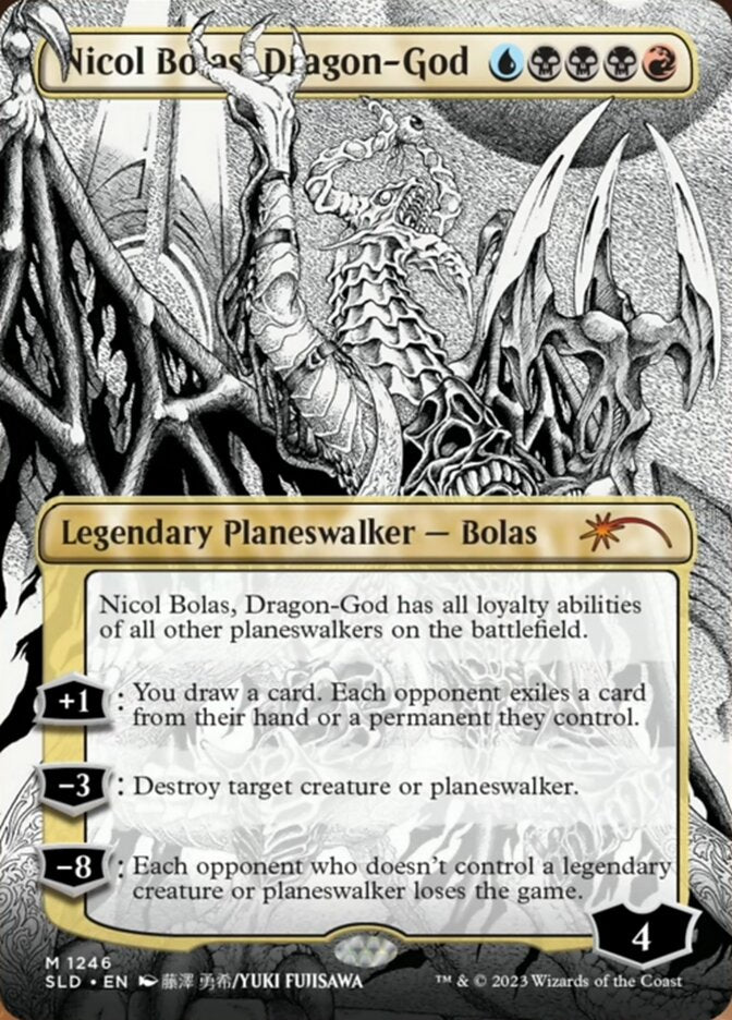 Nicol Bolas, Dragon-God (Borderless) [Secret Lair Drop Series] | PLUS EV GAMES 