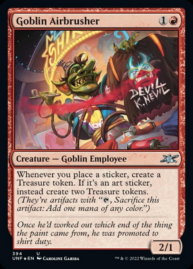 Goblin Airbrusher (Galaxy Foil) [Unfinity] | PLUS EV GAMES 