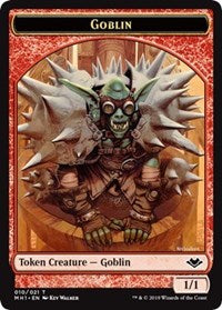 Goblin (010) // Construct (017) Double-Sided Token [Modern Horizons Tokens] | PLUS EV GAMES 