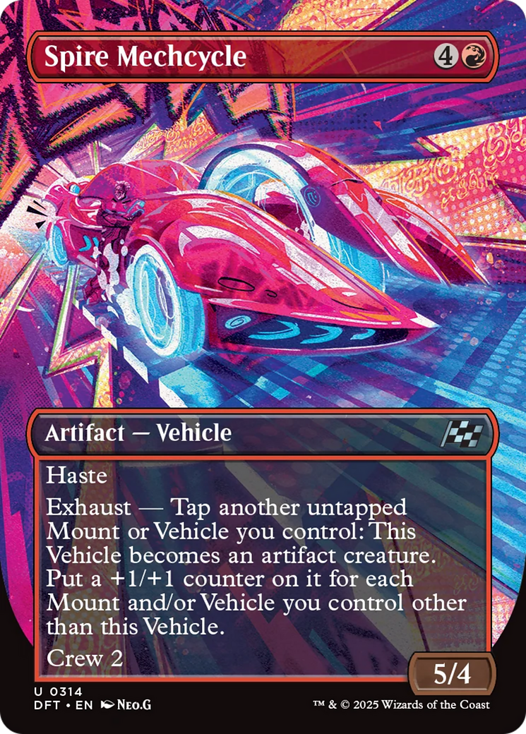 Spire Mechcycle (Borderless) [Aetherdrift] | PLUS EV GAMES 