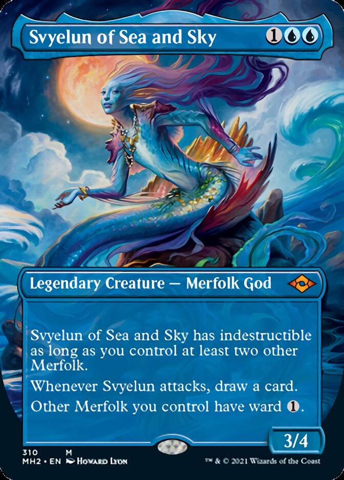 Svyelun of Sea and Sky (Borderless Alternate Art) [Modern Horizons 2] | PLUS EV GAMES 