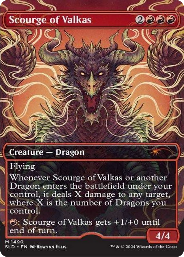 Scourge of Valkas (Rainbow Foil) [Secret Lair Drop Series] | PLUS EV GAMES 