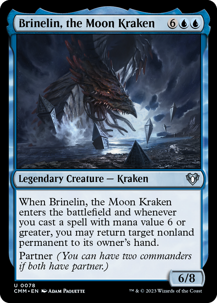 Brinelin, the Moon Kraken [Commander Masters] | PLUS EV GAMES 