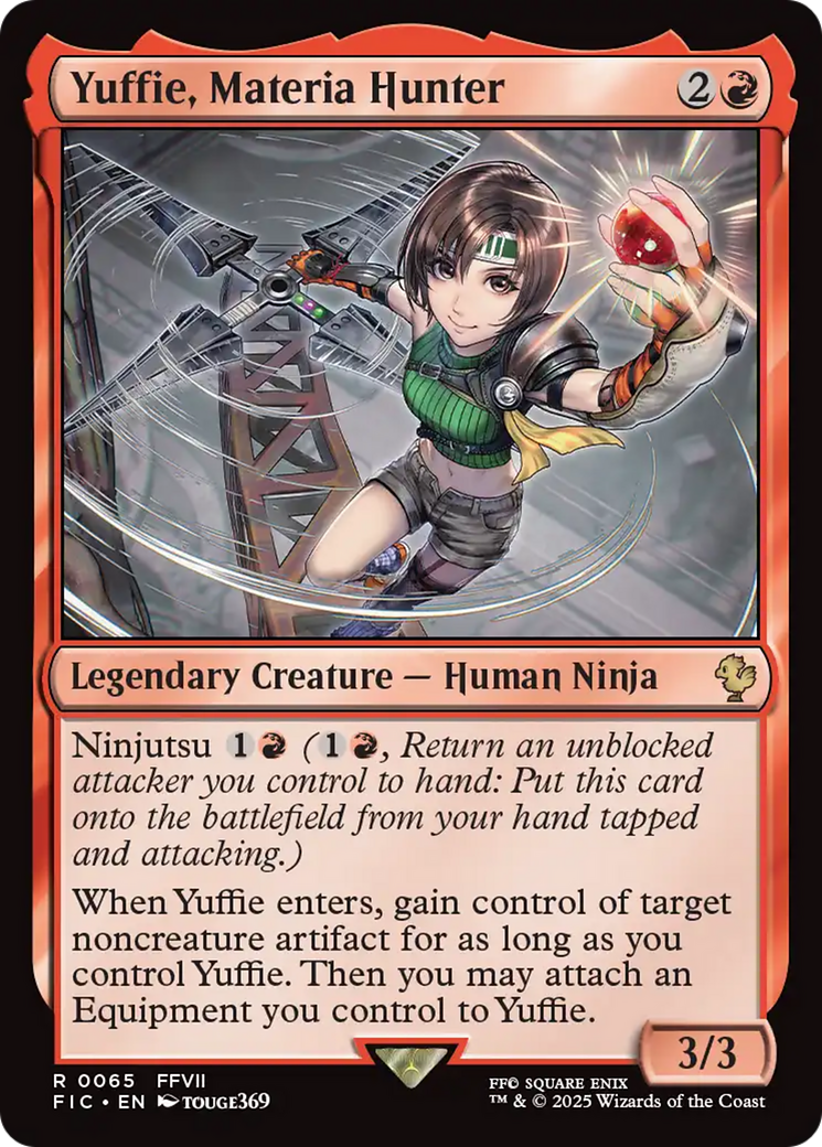 Yuffie, Materia Hunter [FINAL FANTASY Commander] | PLUS EV GAMES 