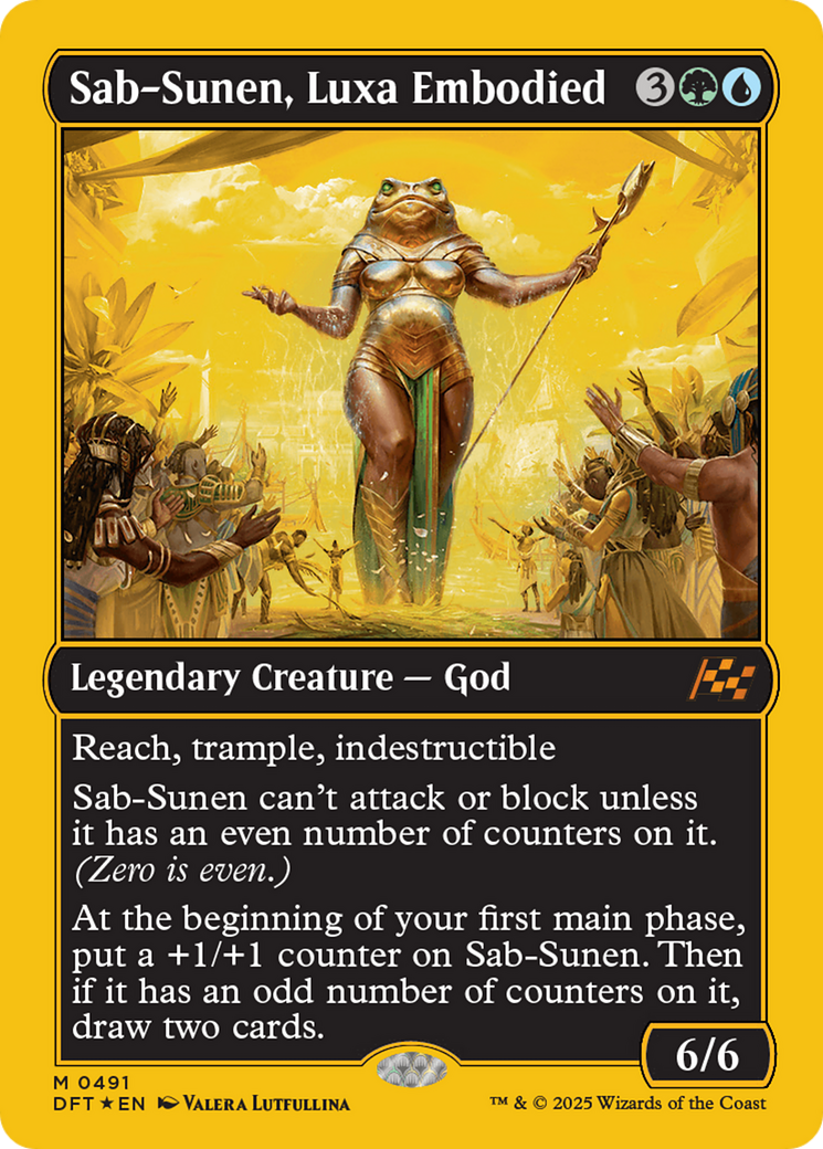 Sab-Sunen, Luxa Embodied (First-Place Foil) [Aetherdrift] | PLUS EV GAMES 