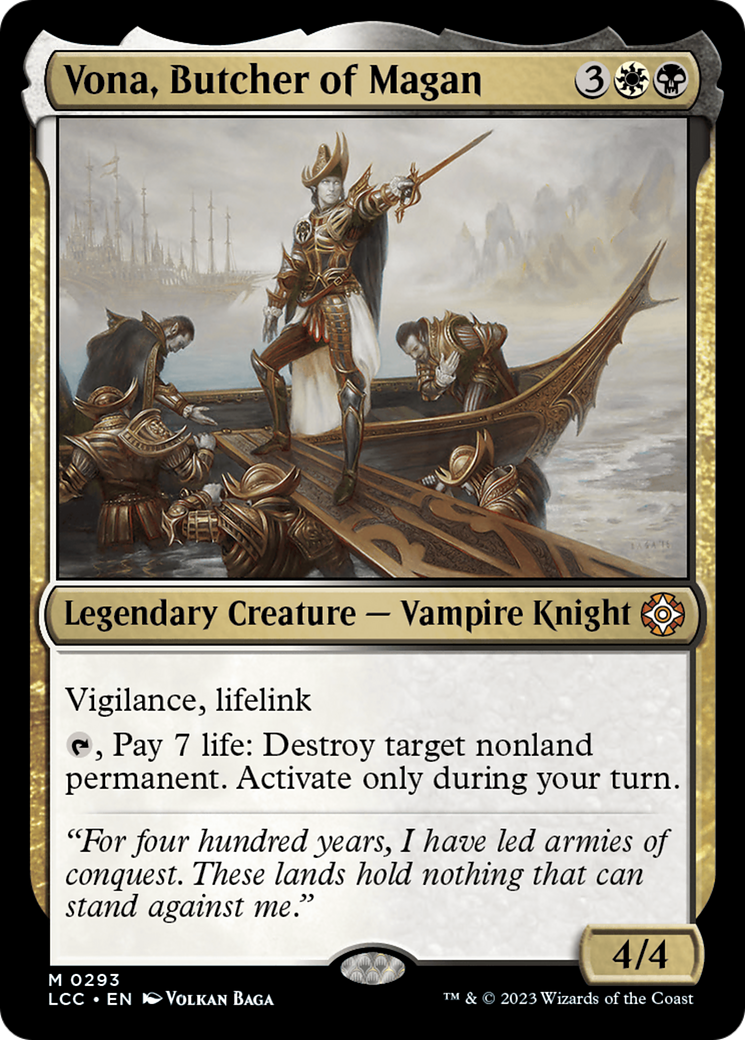 Vona, Butcher of Magan [The Lost Caverns of Ixalan Commander] | PLUS EV GAMES 