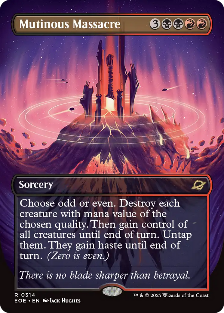 Mutinous Massacre (Borderless) [Edge of Eternities] | PLUS EV GAMES 