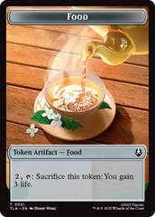 Monk // Food (0021) Double-Sided Token [Avatar: The Last Airbender Tokens] | PLUS EV GAMES 