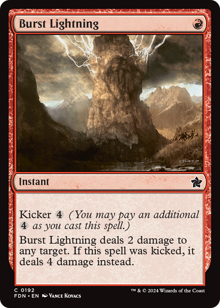 Burst Lightning [Foundations] | PLUS EV GAMES 