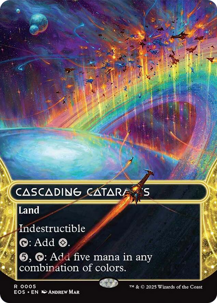 Cascading Cataracts (0005) (Borderless) [Edge of Eternities: Stellar Sights] | PLUS EV GAMES 