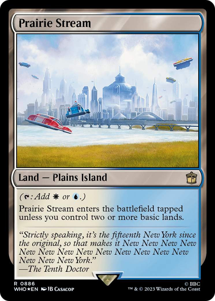 Prairie Stream (Surge Foil) [Doctor Who] | PLUS EV GAMES 