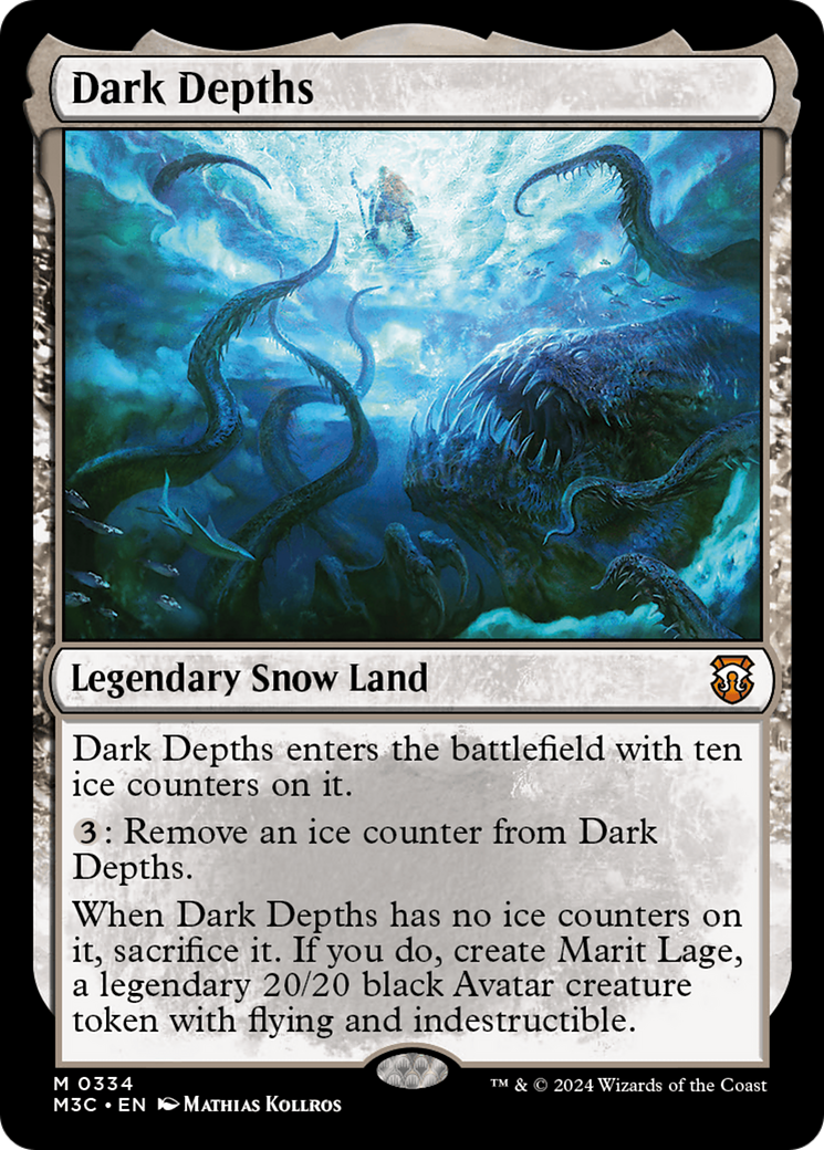 Dark Depths (Ripple Foil) [Modern Horizons 3 Commander] | PLUS EV GAMES 