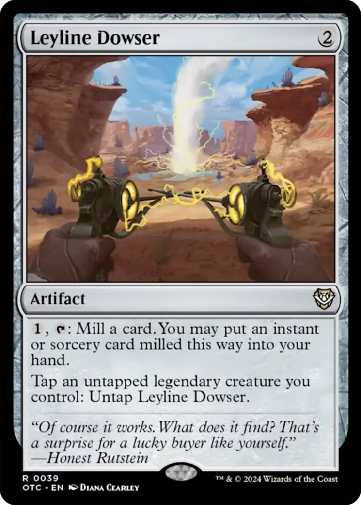 Leyline Dowser [Outlaws of Thunder Junction Commander] | PLUS EV GAMES 