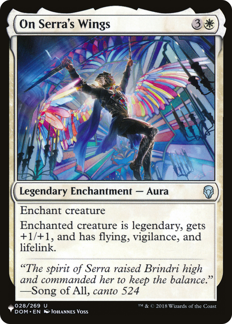 On Serra's Wings [The List Reprints] | PLUS EV GAMES 