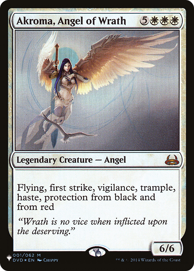 Akroma, Angel of Wrath [The List Reprints] | PLUS EV GAMES 