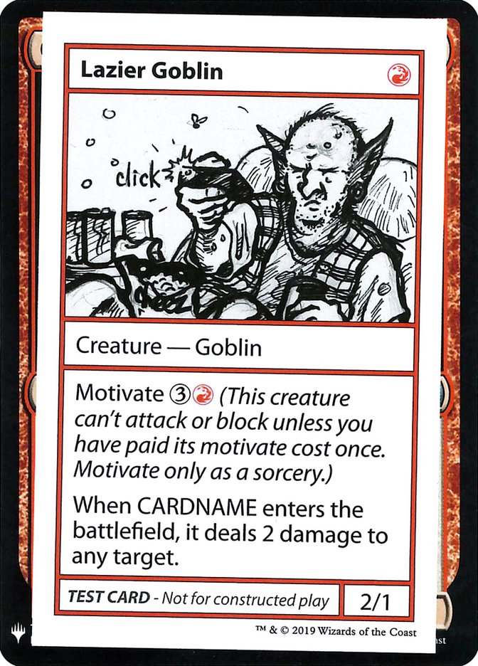 Lazier Goblin [Mystery Booster Playtest Cards] | PLUS EV GAMES 