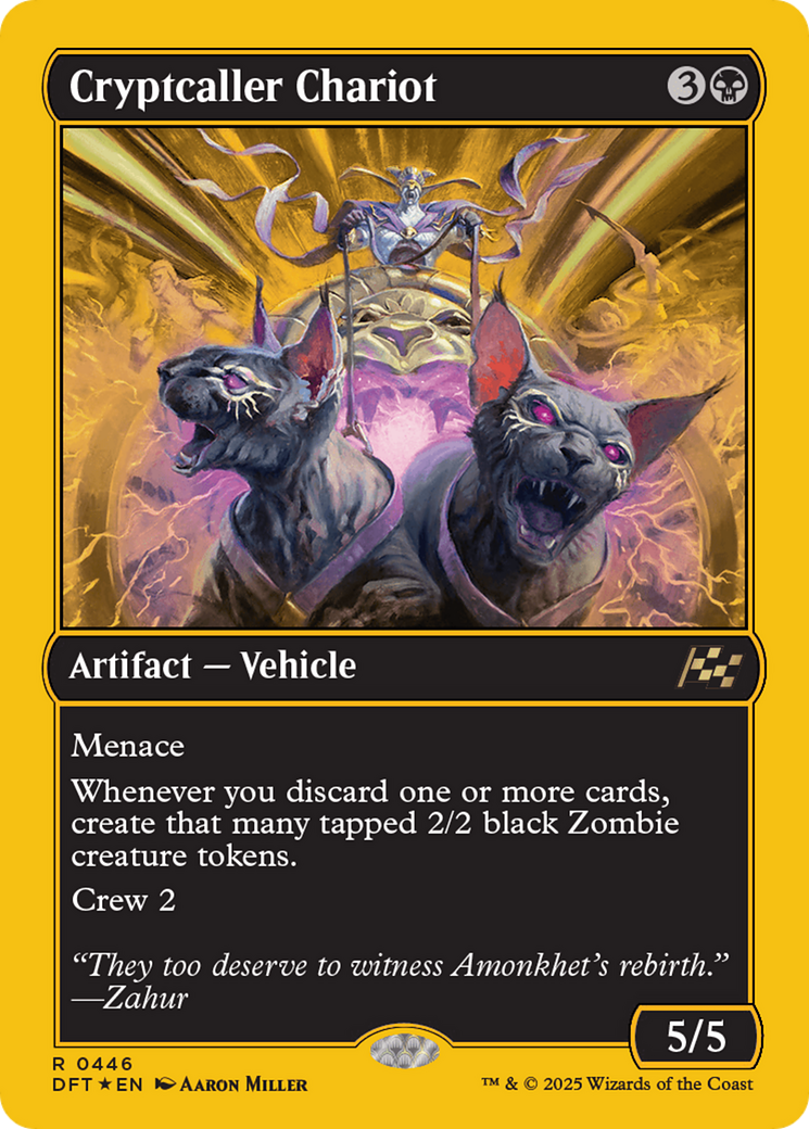 Cryptcaller Chariot (First-Place Foil) [Aetherdrift] | PLUS EV GAMES 