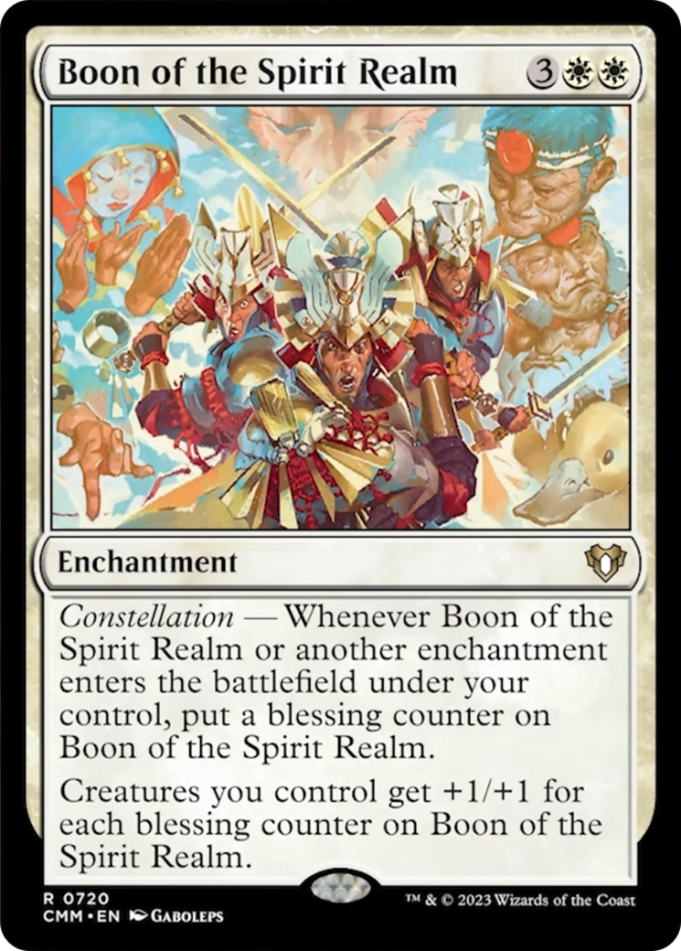 Boon of the Spirit Realm [Commander Masters] | PLUS EV GAMES 