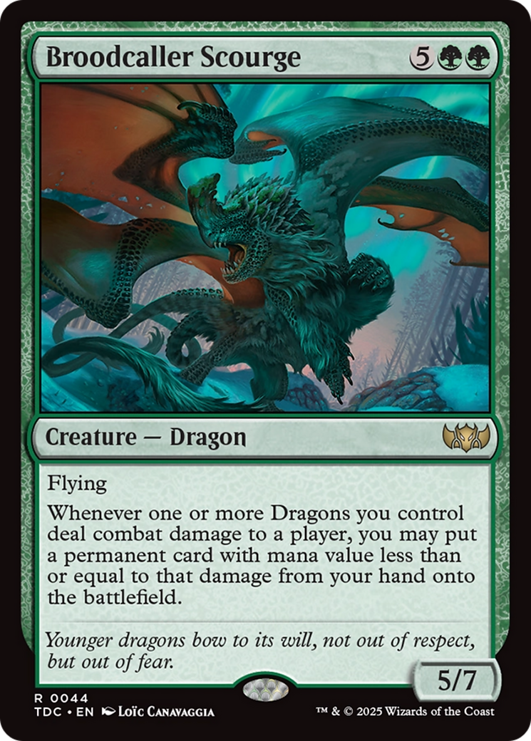 Broodcaller Scourge [Tarkir: Dragonstorm Commander] | PLUS EV GAMES 