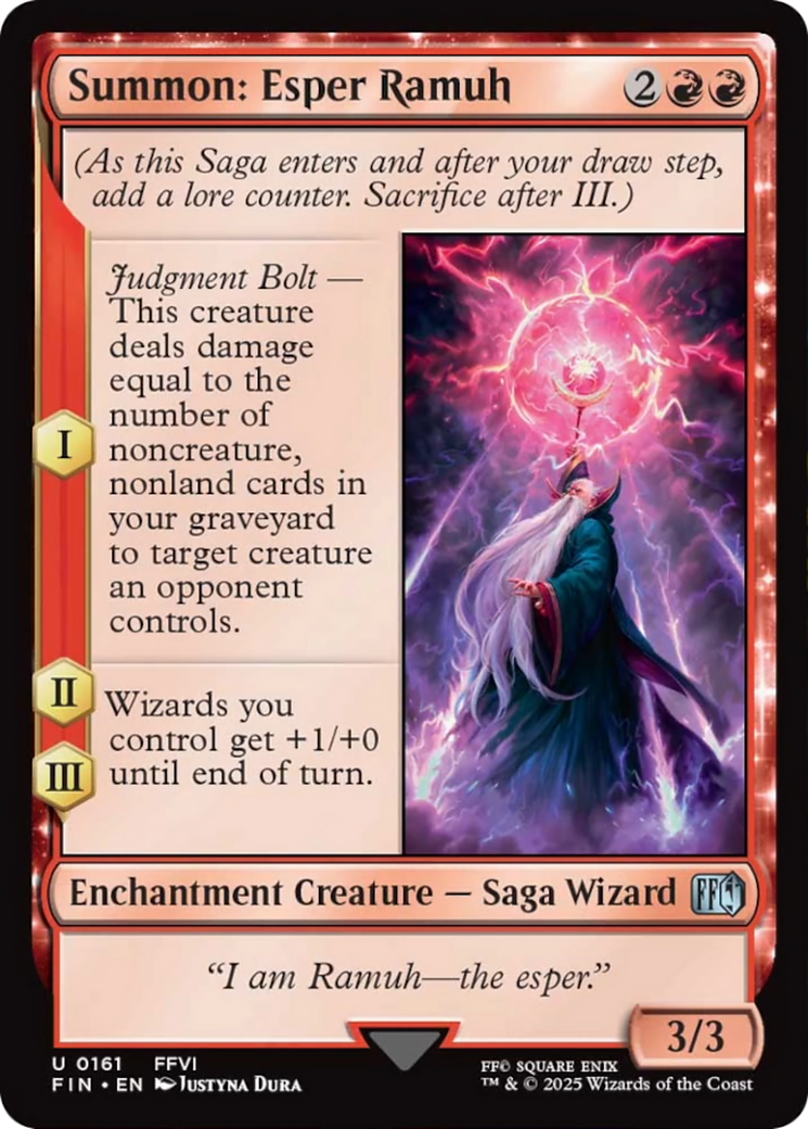 Summon: Esper Ramuh [FINAL FANTASY] | PLUS EV GAMES 
