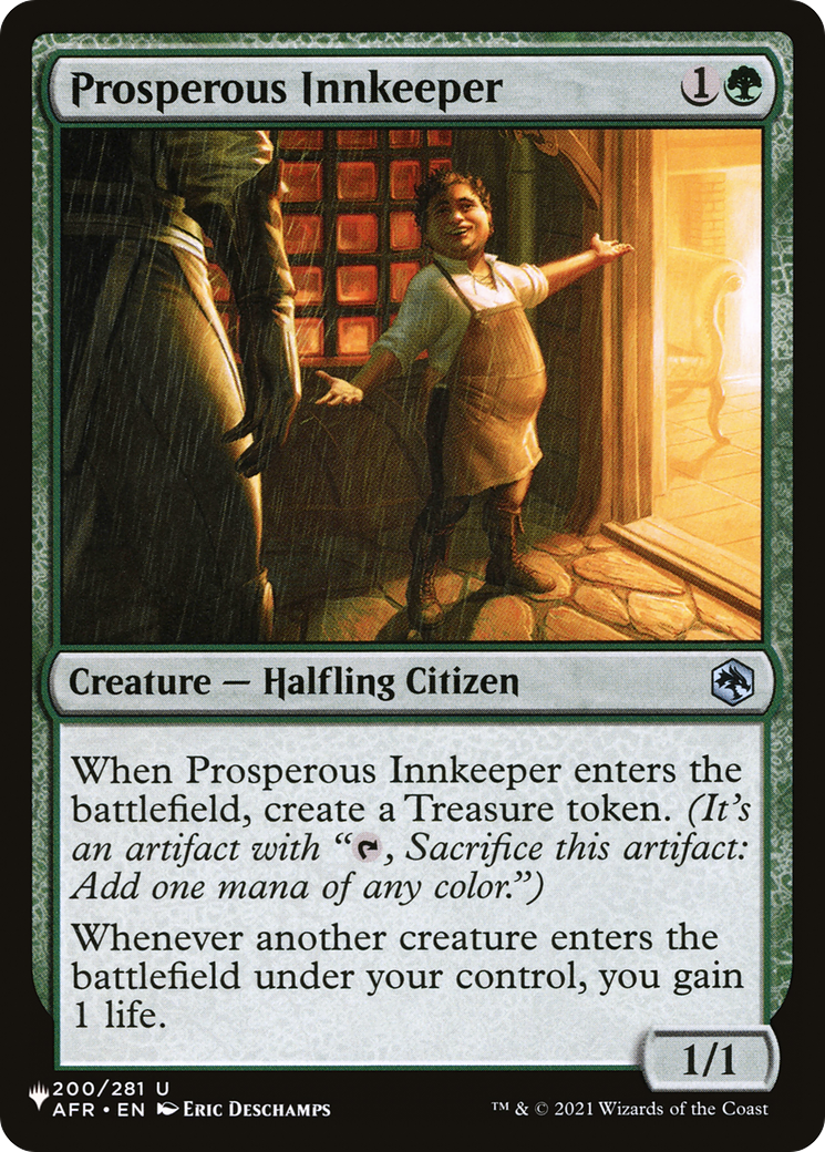 Prosperous Innkeeper [The List Reprints] | PLUS EV GAMES 