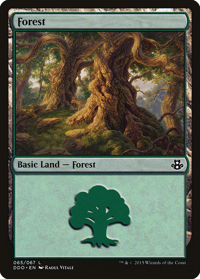 Forest (65) [Duel Decks: Elspeth vs. Kiora] | PLUS EV GAMES 