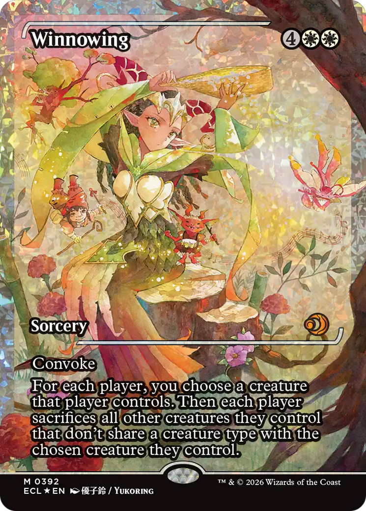 Winnowing (Showcase) (Fracture Foil) [Lorwyn Eclipsed] | PLUS EV GAMES 