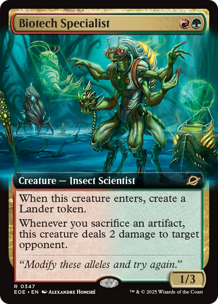 Biotech Specialist (Extended Art) [Edge of Eternities] | PLUS EV GAMES 