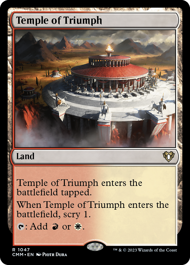 Temple of Triumph [Commander Masters] | PLUS EV GAMES 