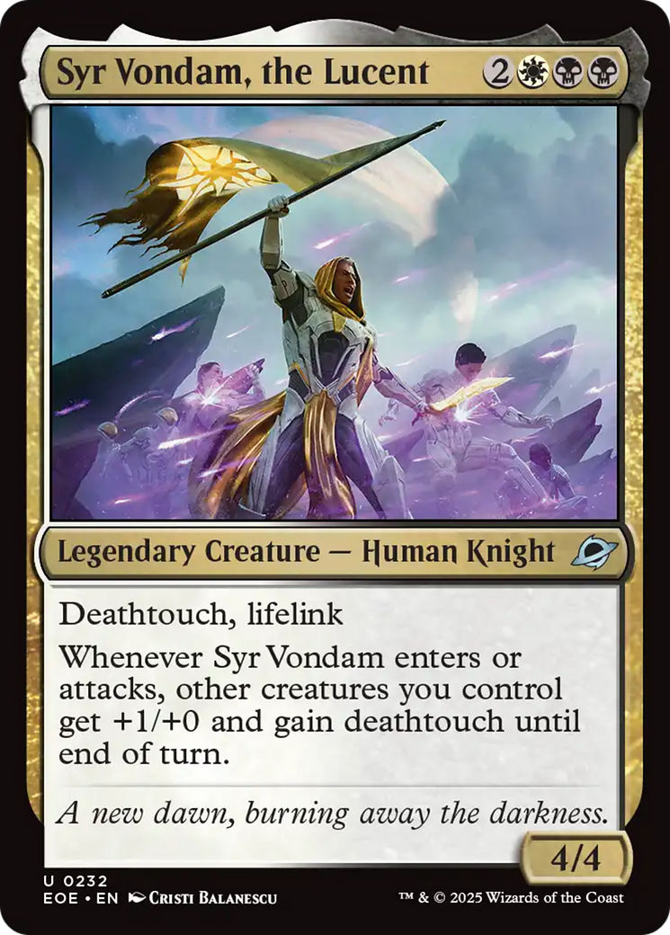 Syr Vondam, the Lucent [Edge of Eternities] | PLUS EV GAMES 