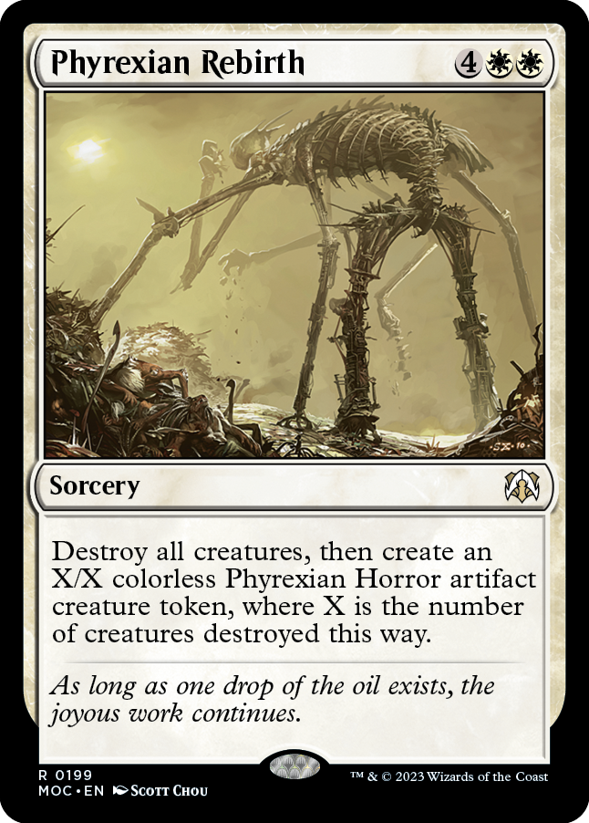 Phyrexian Rebirth [March of the Machine Commander] | PLUS EV GAMES 