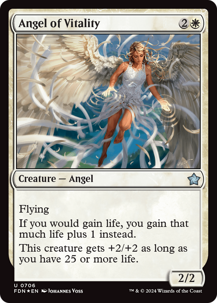 Angel of Vitality [Foundations] | PLUS EV GAMES 