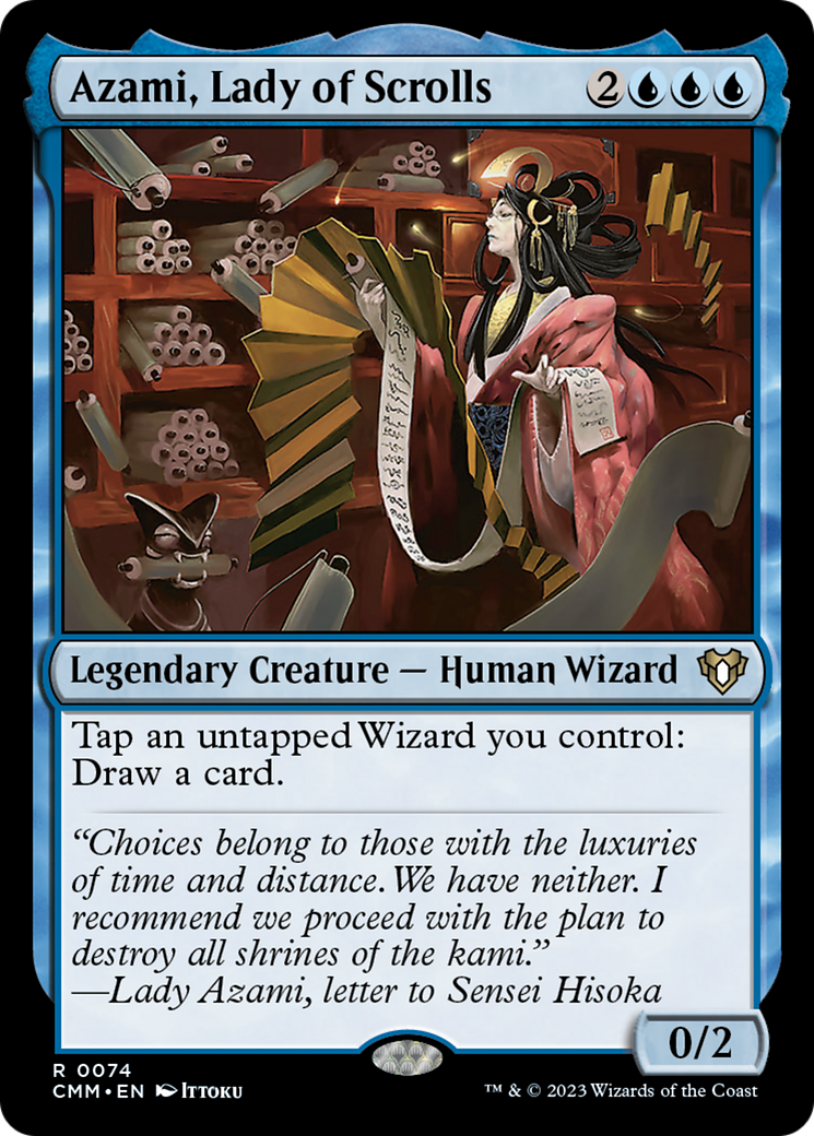 Azami, Lady of Scrolls [Commander Masters] | PLUS EV GAMES 