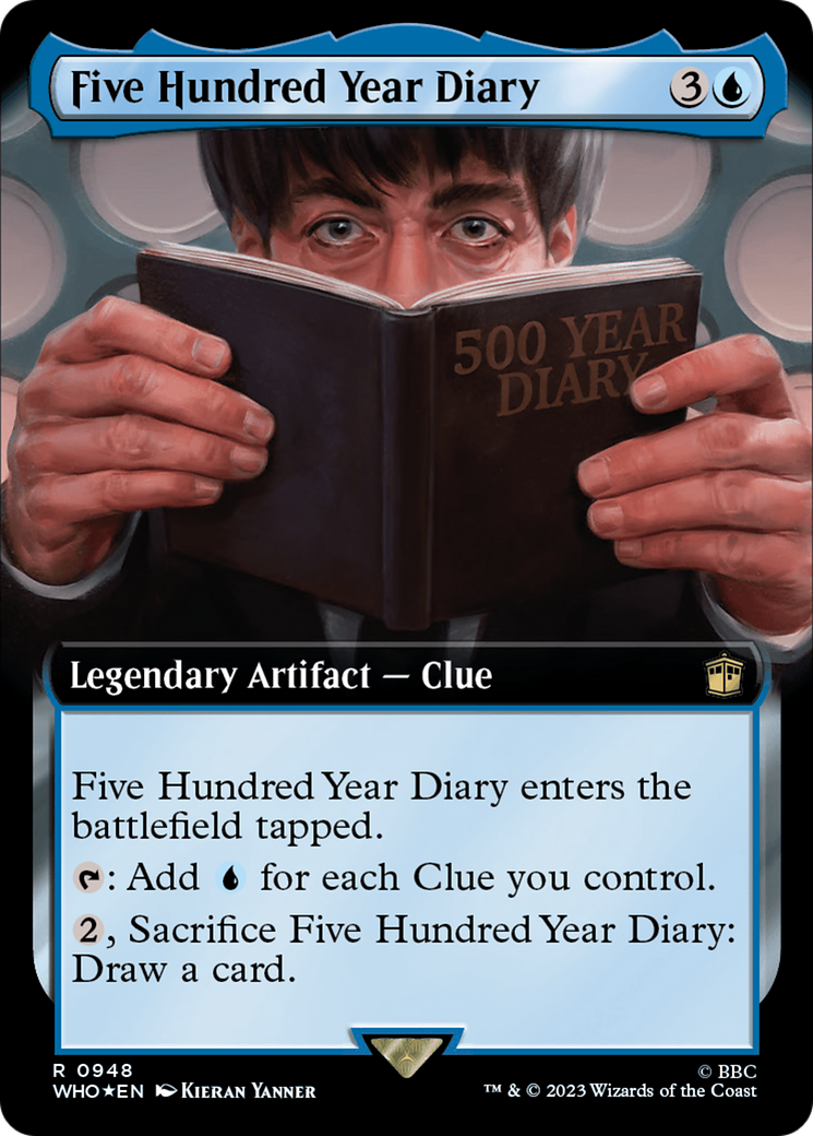 Five Hundred Year Diary (Extended Art) (Surge Foil) [Doctor Who] | PLUS EV GAMES 