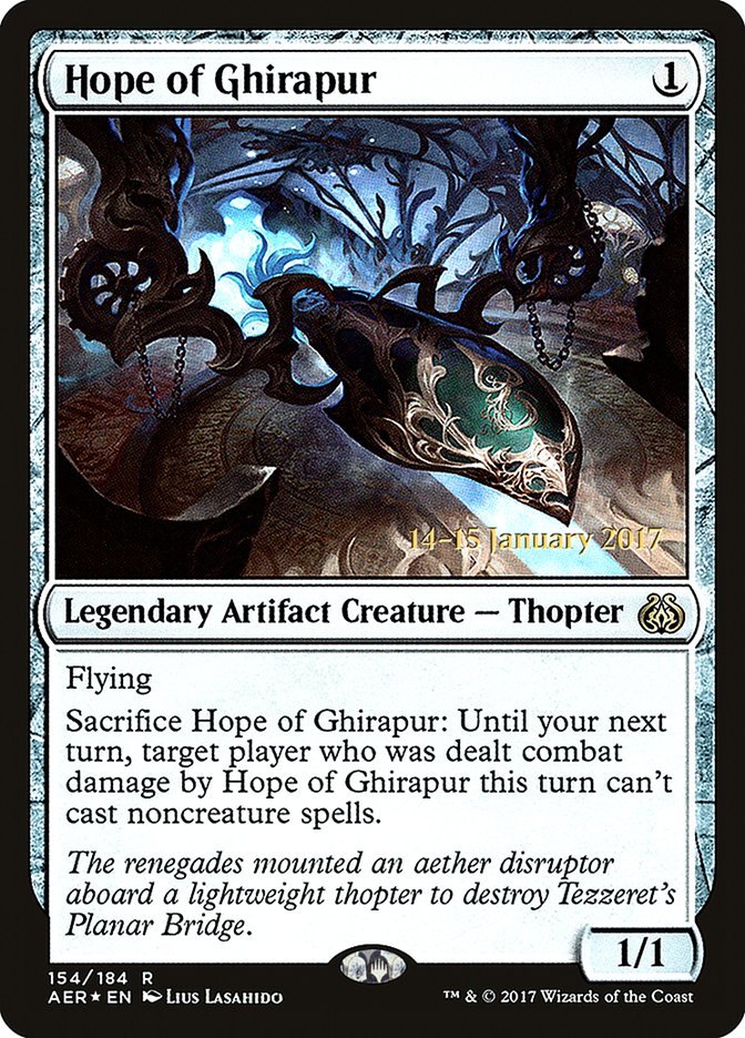 Hope of Ghirapur [Aether Revolt Prerelease Promos] | PLUS EV GAMES 