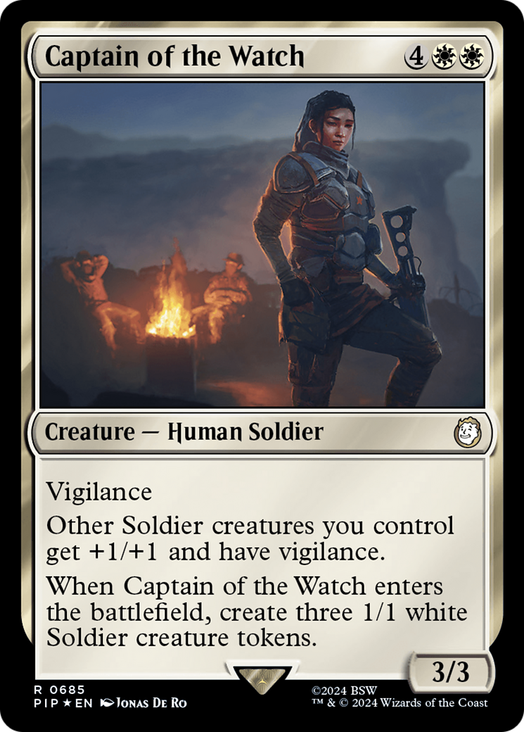 Captain of the Watch (Surge Foil) [Fallout] | PLUS EV GAMES 