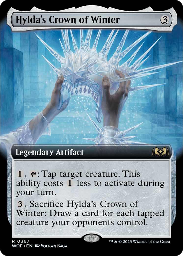 Hylda's Crown of Winter (Extended Art) [Wilds of Eldraine] | PLUS EV GAMES 