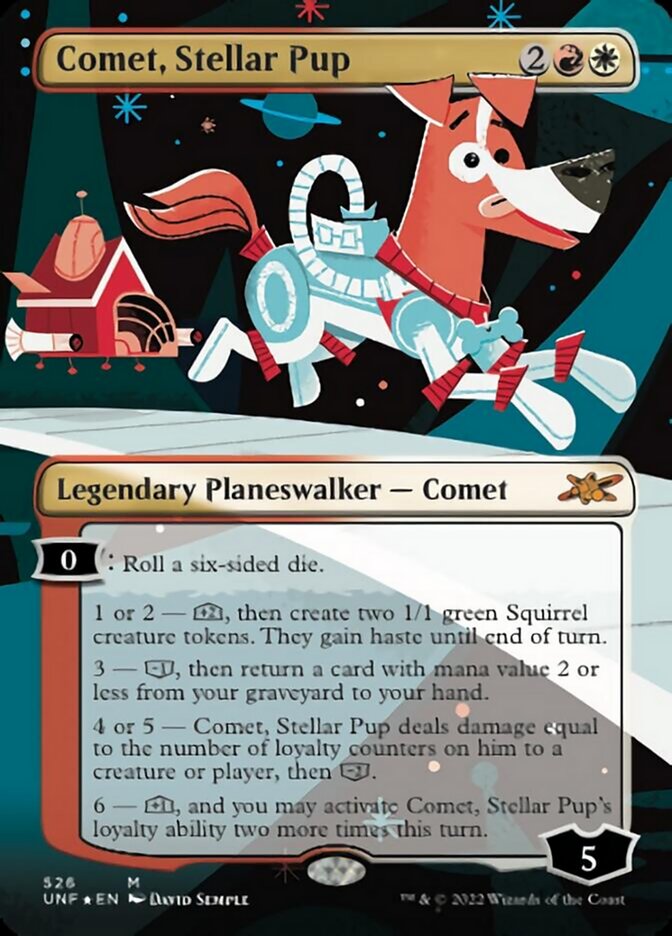 Comet, Stellar Pup (Borderless) (Galaxy Foil) [Unfinity] | PLUS EV GAMES 