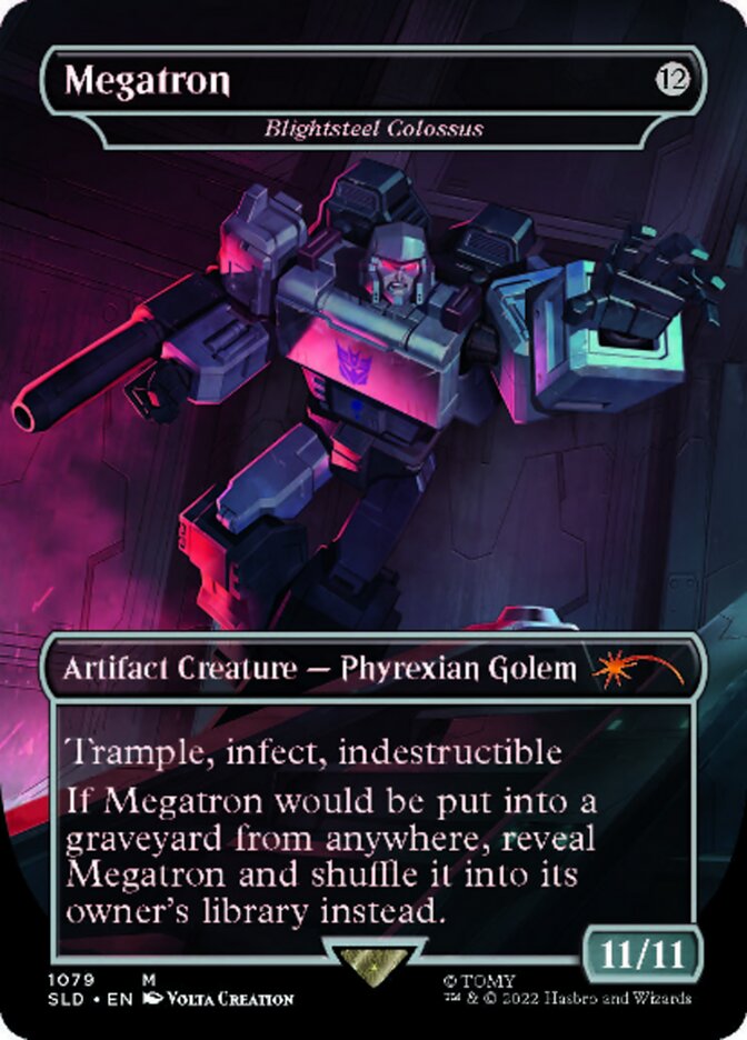 Blightsteel Colossus - Megatron (Borderless) [Secret Lair Drop Series] | PLUS EV GAMES 