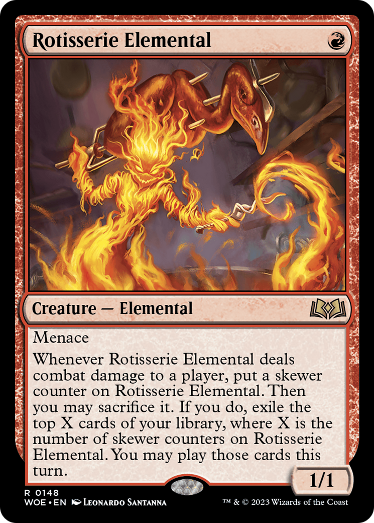 Rotisserie Elemental [Wilds of Eldraine] | PLUS EV GAMES 