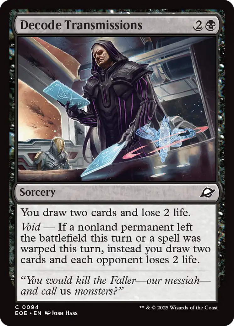 Decode Transmissions [Edge of Eternities] | PLUS EV GAMES 
