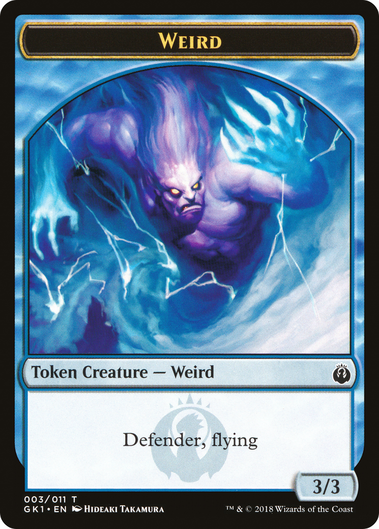Weird // Goblin [Guilds of Ravnica Guild Kit Tokens]