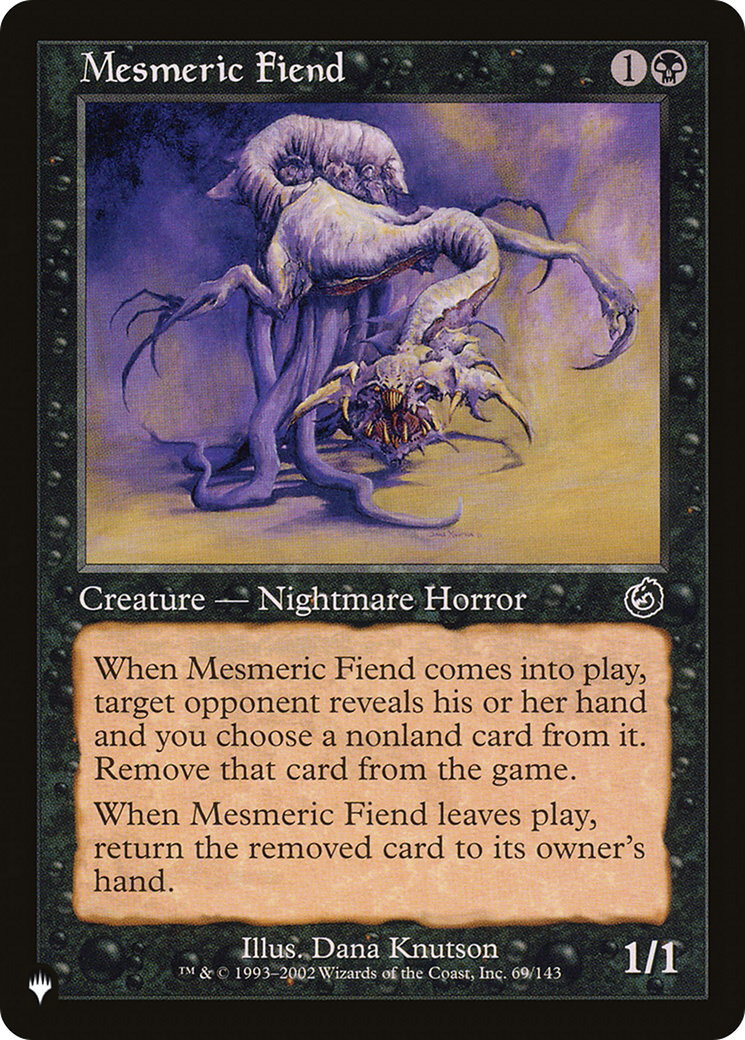 Mesmeric Fiend [The List Reprints] | PLUS EV GAMES 