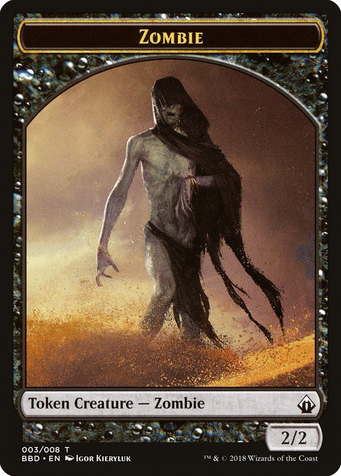 Zombie Token [Battlebond Tokens] | PLUS EV GAMES 