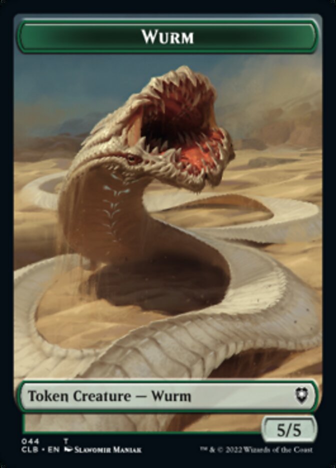 Phyrexian Beast // Wurm Double-Sided Token [Commander Legends: Battle for Baldur's Gate Tokens] | PLUS EV GAMES 
