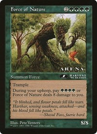 Force of Nature (Oversized) [Oversize Cards] | PLUS EV GAMES 