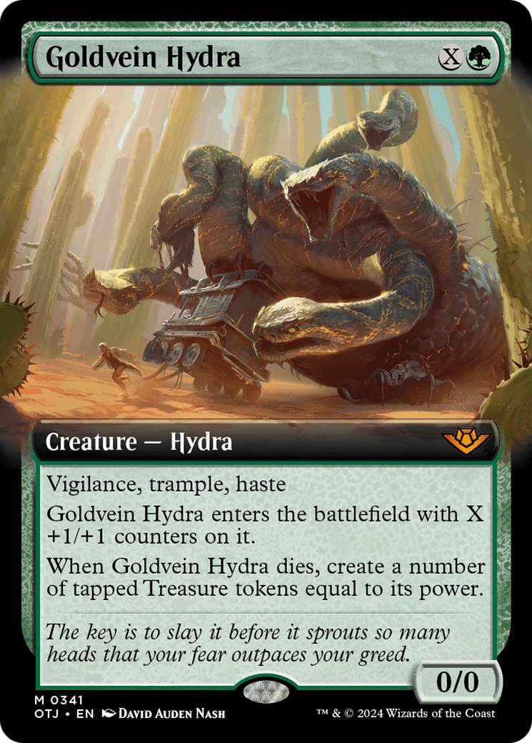 Goldvein Hydra (Extended Art) [Outlaws of Thunder Junction] | PLUS EV GAMES 