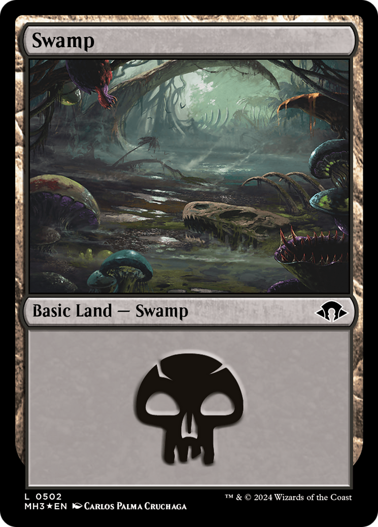 Swamp (0502) (Ripple Foil) [Modern Horizons 3] | PLUS EV GAMES 