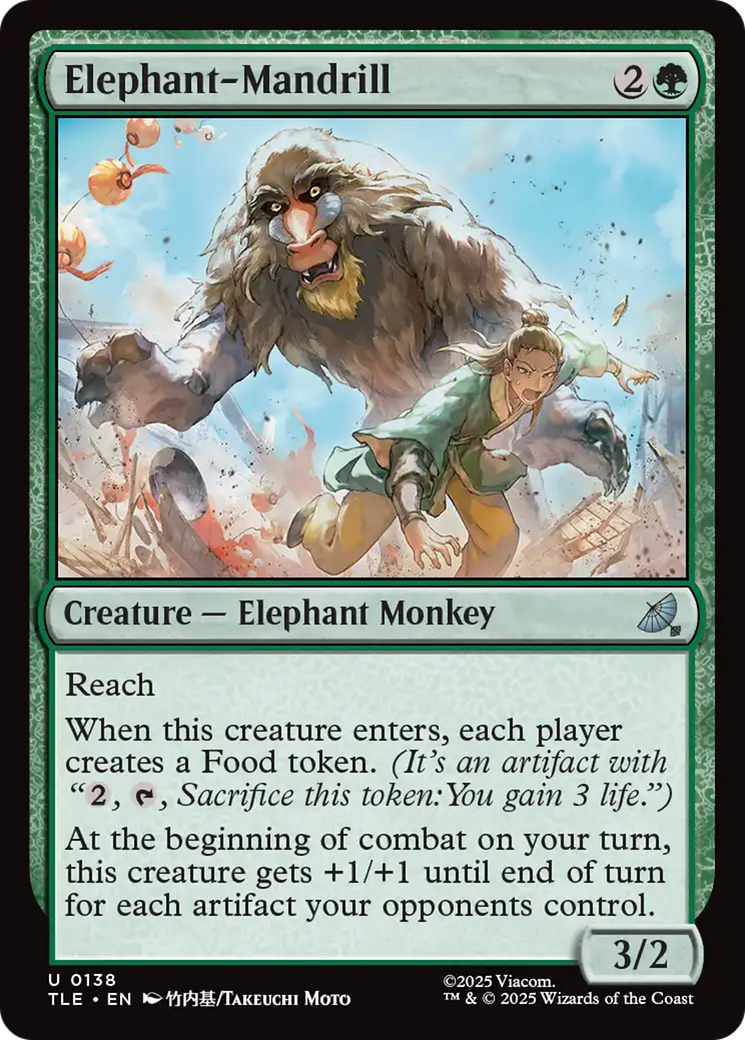 Elephant-Mandrill [Avatar: The Last Airbender: Eternal-Legal] | PLUS EV GAMES 
